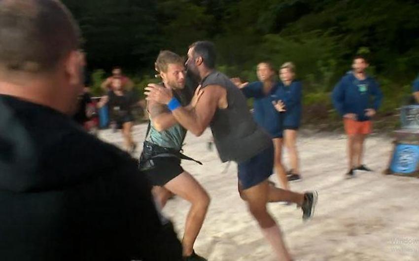 Survivor'a damga vuran kavga! Resmen kıyamet koptu, yayınlanmayan görüntüler ortaya çıktı! Survivor All Star'da Hikmet ve Yunus Emre...