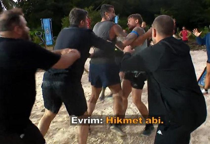 Survivor'a damga vuran kavga! Resmen kıyamet koptu, yayınlanmayan görüntüler ortaya çıktı! Survivor All Star'da Hikmet ve Yunus Emre...