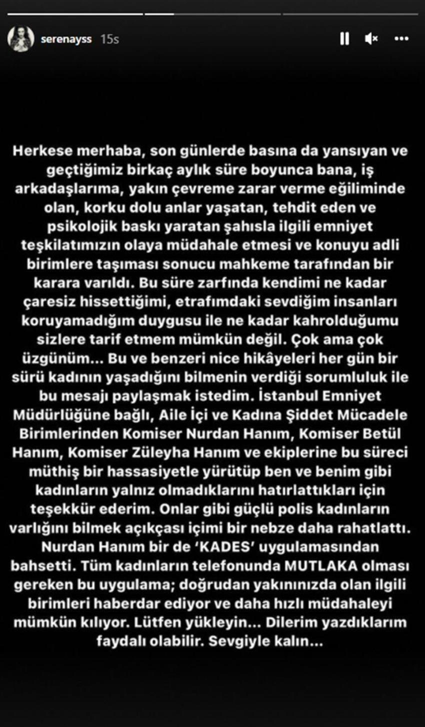 Serenay Sarıkaya: Sabahtan akşama hayatımda bir şey değişmedi