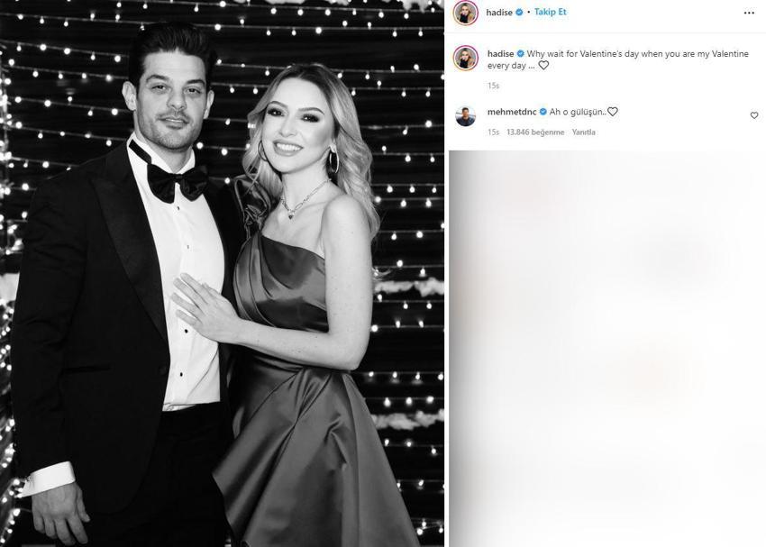 Hadise aşka geldi! Sevgililer Günü'nü beklemeden paylaştı
