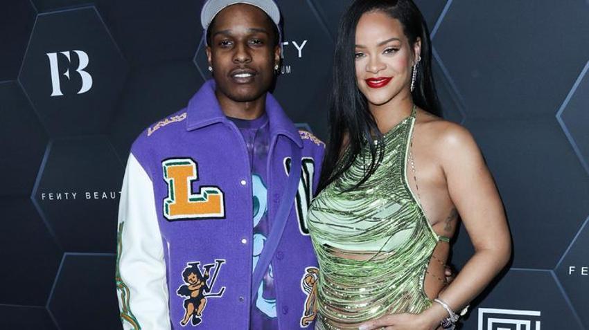 Rihanna'nın hamile stili gündem oldu! Sevgilisi ile poz verdi