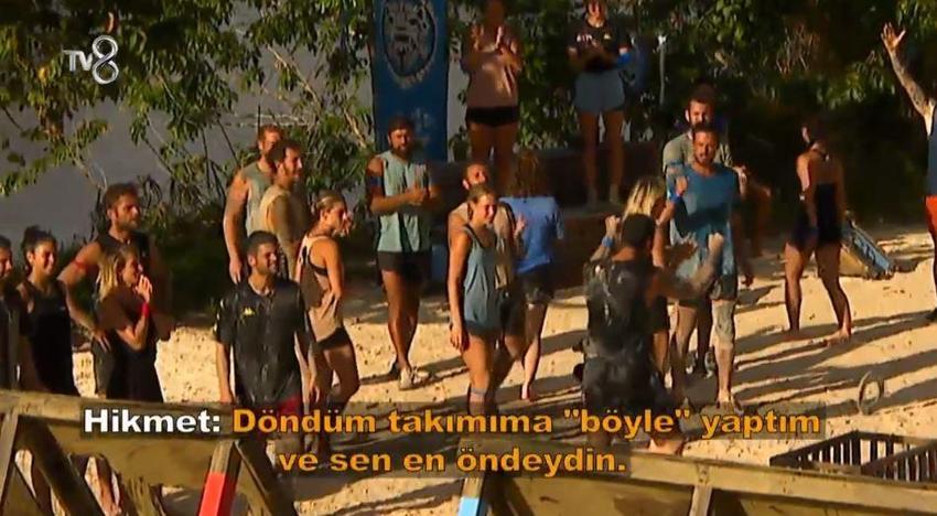 Survivor'da Gökhan ile Hikmet arasında tansiyon yükseldi! Yaptığı hareket olay oldu