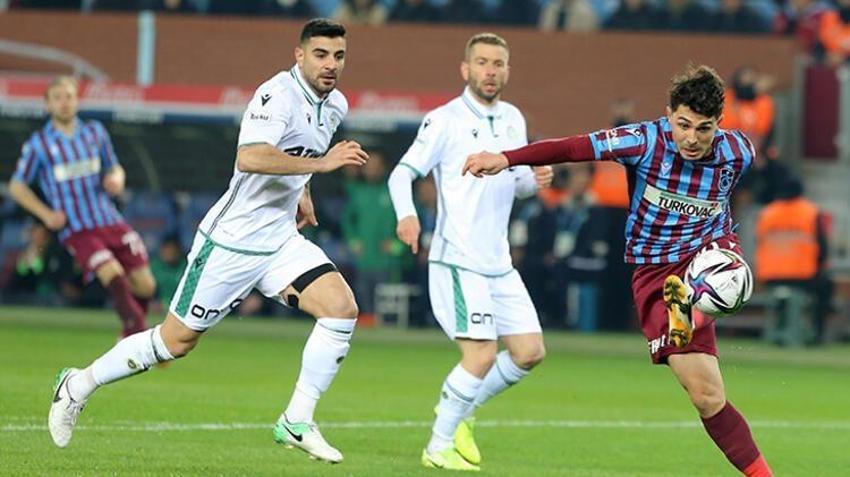 Trabzonspor-Konyaspor maçına damga vurdu! Kimse durduramıyor, Edin Visca yıktı geçti! Abdullah Avcı'dan flaş hamle, yıllar sonra ilk kez...