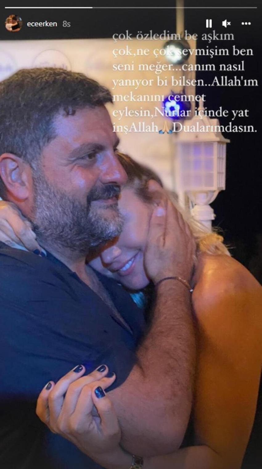 Ece Erken'in acısı dinmiyor! Eşiyle ilgili yeni paylaşım...