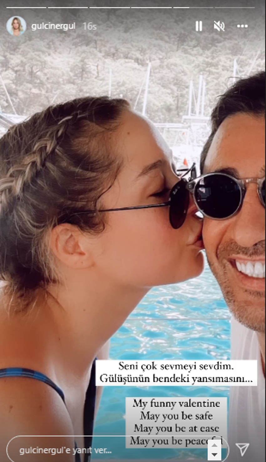 Gülçin Ergül'den yeni paylaşım! 'Seni çok sevmeyi sevdim'