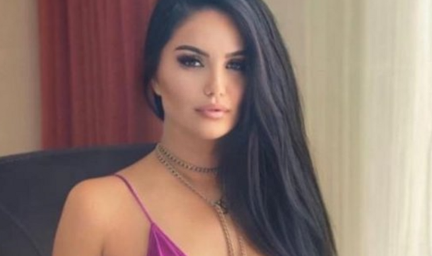 Berdan Mardini'nin eski eşi Fatoş Yelliler minicik elbisesiyle poz verdi,emojiyle kapattı!