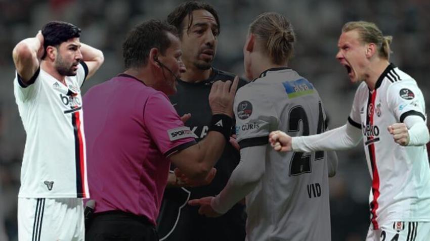 Beşiktaş-Altay maçına damga vurdu! Saha bir anda karıştı, böylesi ilk kez oluyor! Ne yaptın sen Domagoj Vida...
