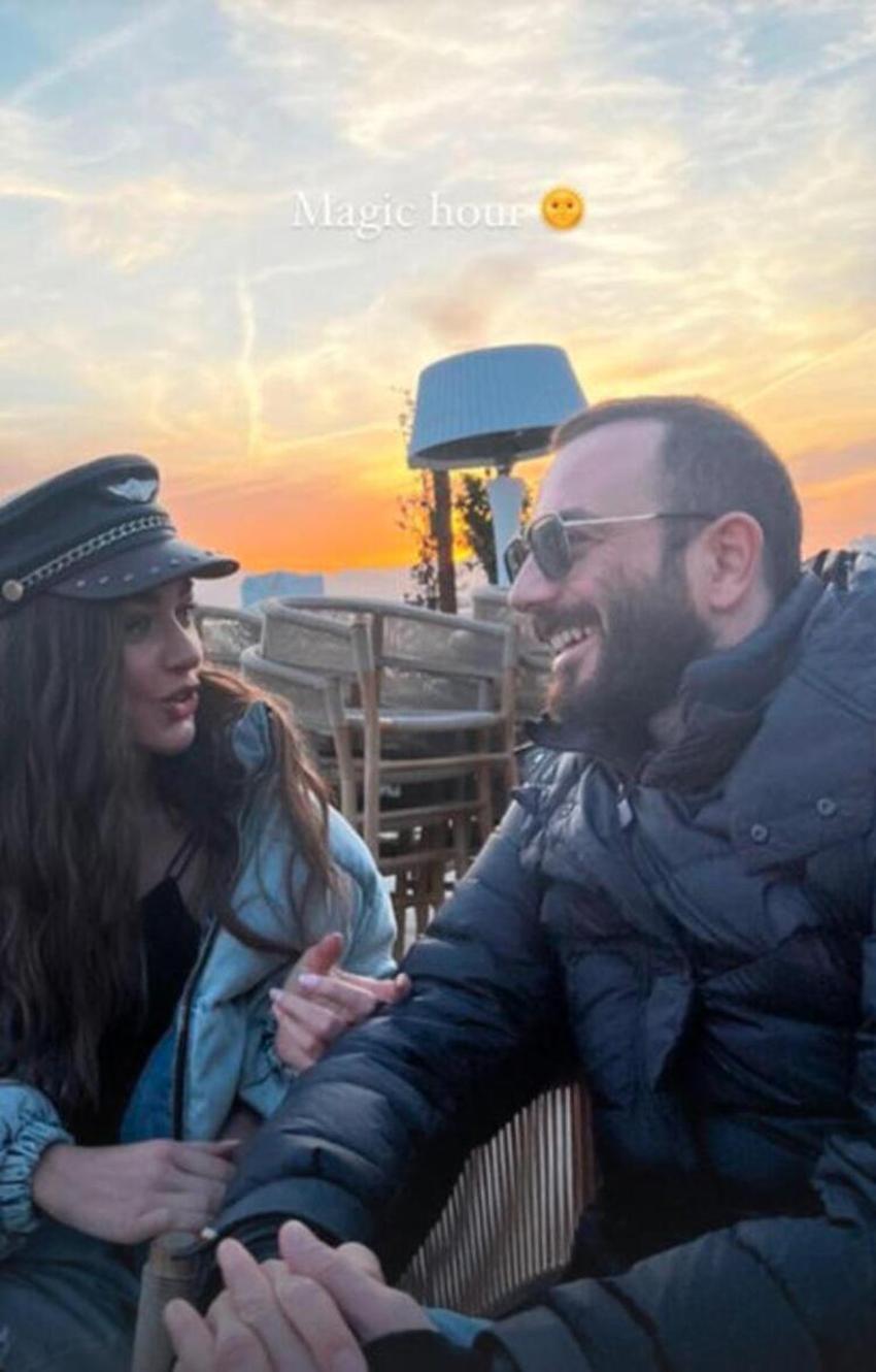 Boşanmanın eşiğinden dönen Bensu Soral-Hakan Baş çiftinin romantik akşamı