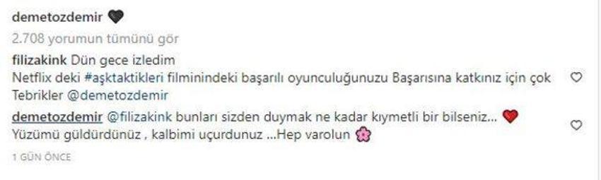Ateşli sahneleriyle çok konuşulan Demet Özdemir'e Filiz Akın'dan mesaj geldi! "Dün gece izledim..."