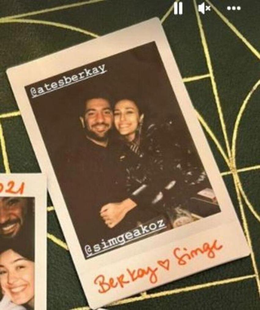 Simge Aköz'den oyuncu sevgilisi Berkay Ateş'e ilan-ı aşk!