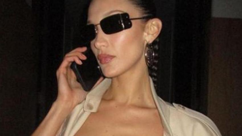 Bella Hadid podyum öncesi paylaştı! Dikkat çeken tasarım...
