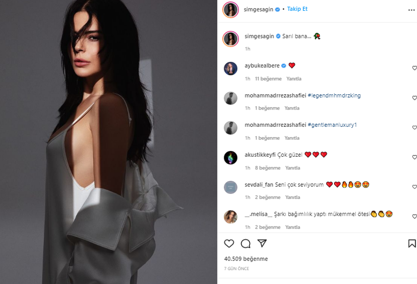 Simge Sağın yine çok iddialı! Sosyal medyayı salladı...