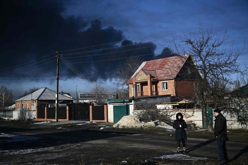 Ukrayna’da başkent Kiev’de sirenler çalıyor, halk kenti terk ediyor!