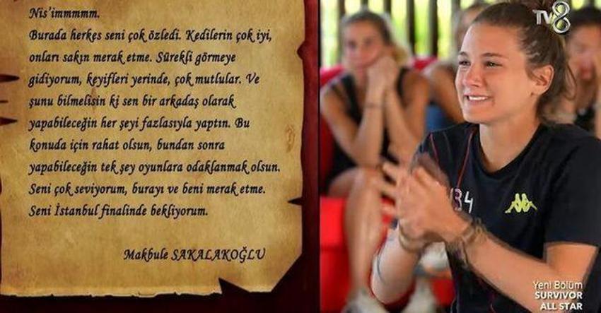 Survivor Mert Öcal'ın sevgilisi olduğu söylenen Makbule Şakalakoğlu sessizliğini bozdu! Nisa'ya mektup...