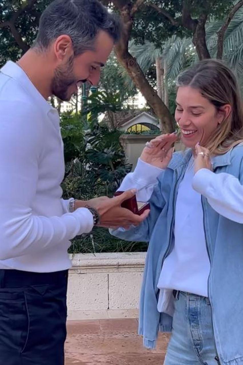 Dila Tarkan ile Dağhan Doğruer nişanlandı