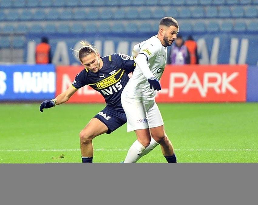 Önce yeni transfer TFF'ye bildirildi sonra Fenerbahçe Kasımpaşa'yı son dakika golüyle yendi