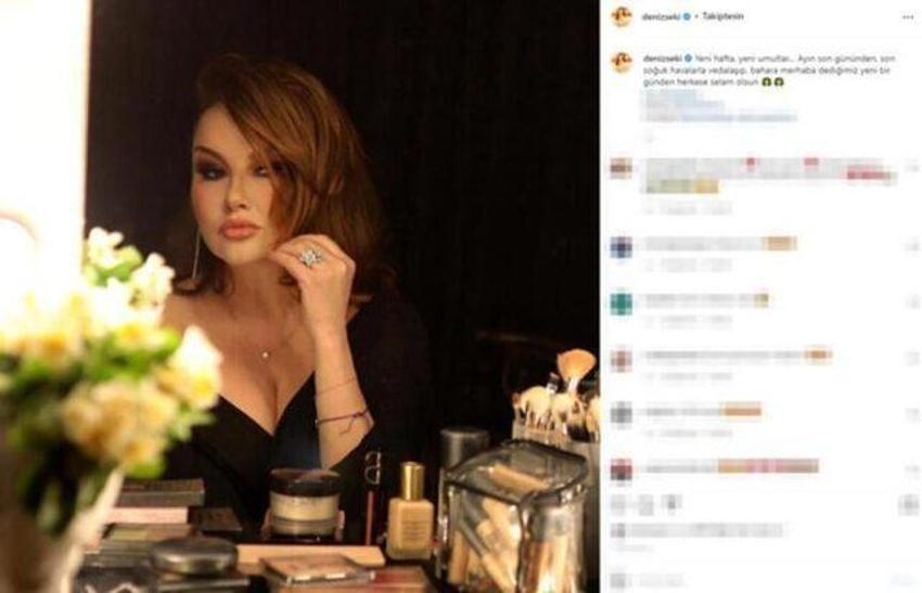 Deniz Seki photoshopu abarttı! Yeni pozuyla gündemde...