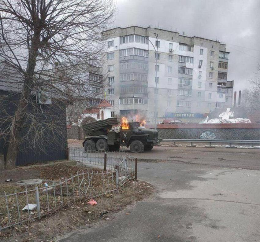 Rusya - Ukrayna savaşında kritik gelişme! İşte uluslararası ajansların bölgeden geçtiği fotoğraflar...