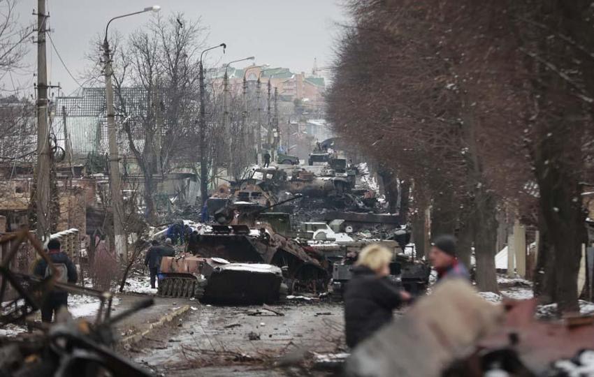 Rusya - Ukrayna savaşında kritik gelişme! İşte uluslararası ajansların bölgeden geçtiği fotoğraflar...
