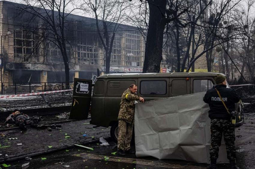 Rusya - Ukrayna savaşında kritik gelişme! İşte uluslararası ajansların bölgeden geçtiği fotoğraflar...