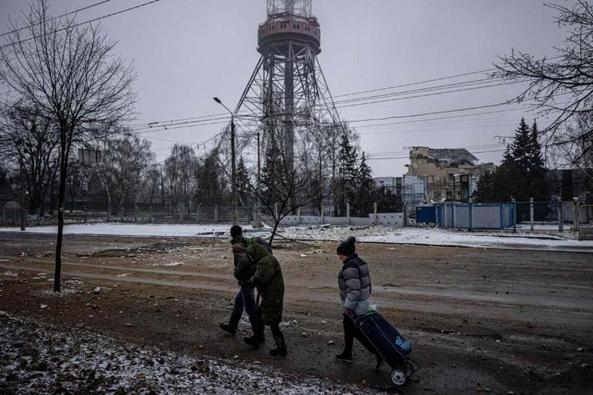 Rusya - Ukrayna savaşında kritik gelişme! İşte uluslararası ajansların bölgeden geçtiği fotoğraflar...