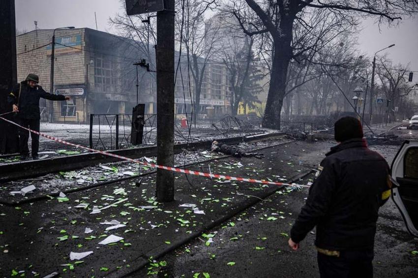 Rusya - Ukrayna savaşında kritik gelişme! İşte uluslararası ajansların bölgeden geçtiği fotoğraflar...