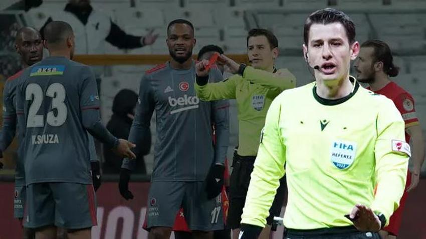 Beşiktaş-Kayserispor maçına damga vurdu! Yıldız oyuncuya büyük tepki! İlginç anlar, Halil Umut Meler'in kararı sonrası...