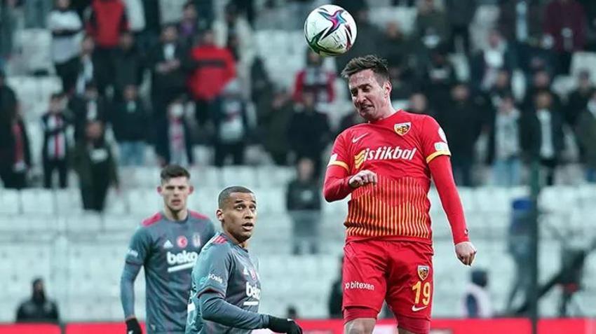Beşiktaş-Kayserispor maçına damga vurdu! Yıldız oyuncuya büyük tepki! İlginç anlar, Halil Umut Meler'in kararı sonrası...