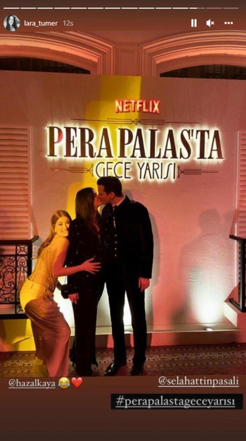 Selahattin Paşalı hamile sevgilisiyle galada! Hazal Kaya rahat durmadı...