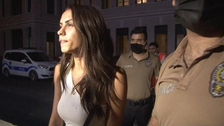 Oyuncu Ayşegül Çınar ile sevgilisi polisle tartıştı, silahını almaya çalıştı!