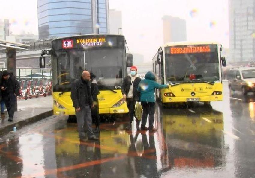İstanbul beyaza büründü! 