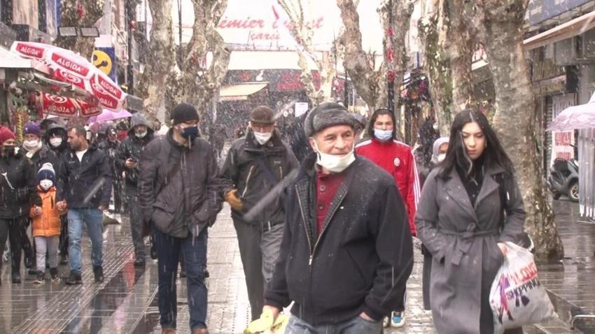 İstanbul beyaza büründü! 