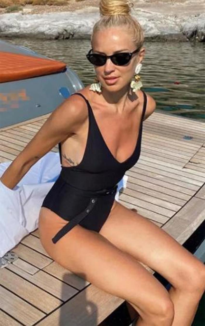 Burcu Esmersoy'dan 'iddialı poz' cevabı!