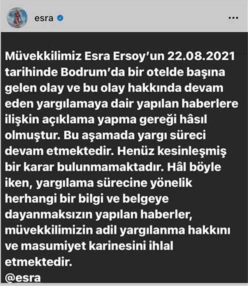 Cicişler Esra Ersoy neden hapis cezası aldı?