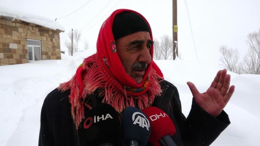 Kar bir köyü yuttu! “Evden tünel açarak çıktım”