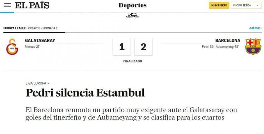 Marcao, Aubameyang, Pedri tamam ama Avrupa basını en fazla onu konuşuyor 'Cehennem...'