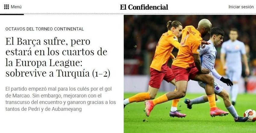 Marcao, Aubameyang, Pedri tamam ama Avrupa basını en fazla onu konuşuyor 'Cehennem...'