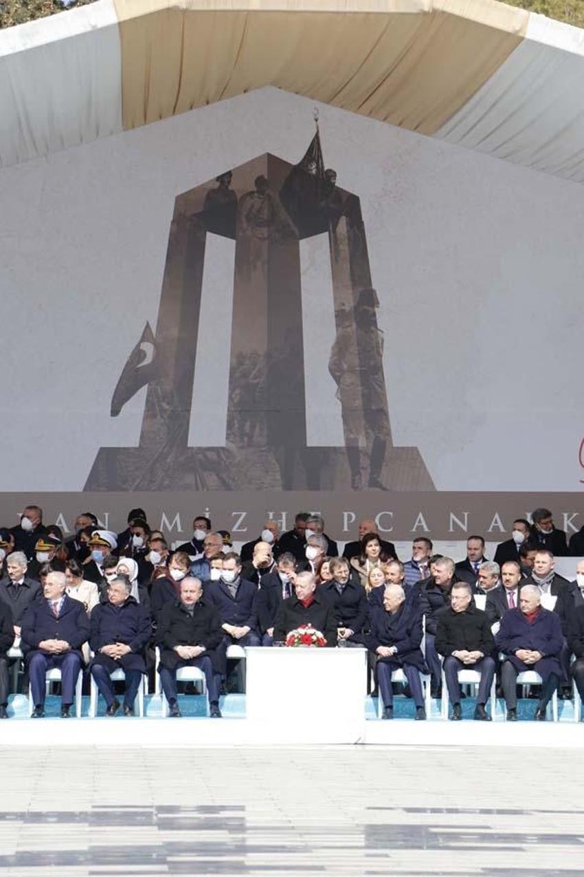 Çanakkale'de tarihi gün! Cumhurbaşkanı Erdoğan: 107 sene önce burada tarihin akışı değişmiştir