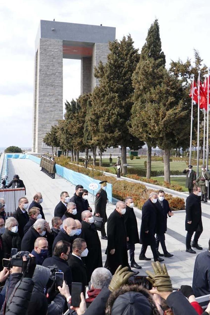 Çanakkale'de tarihi gün! Cumhurbaşkanı Erdoğan: 107 sene önce burada tarihin akışı değişmiştir