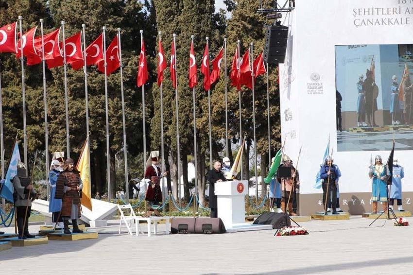 Çanakkale'de tarihi gün! Cumhurbaşkanı Erdoğan: 107 sene önce burada tarihin akışı değişmiştir