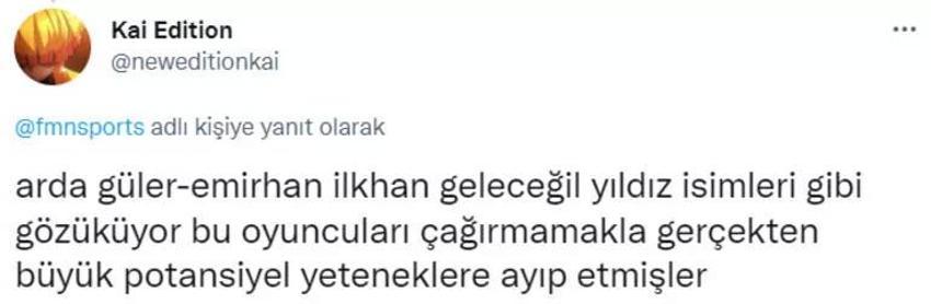 Milli takım  aday kadrosu açıklandı Arda Güler ile Emirhan İlkhan'ın alınmaması tartışma yarattı...