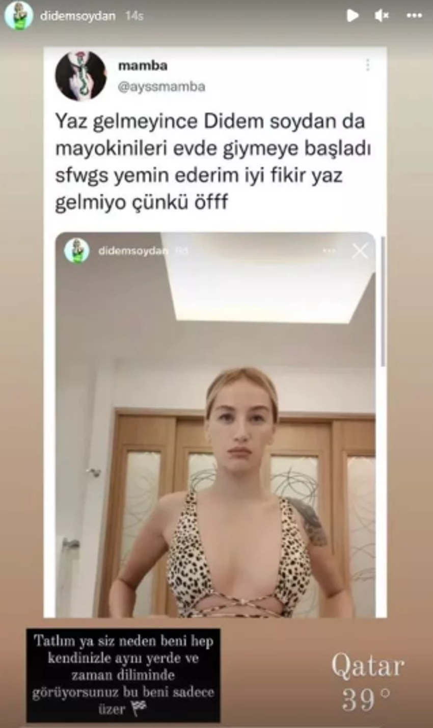 Didem Soydan takipçisinin yorumuna sessiz kalmadı!