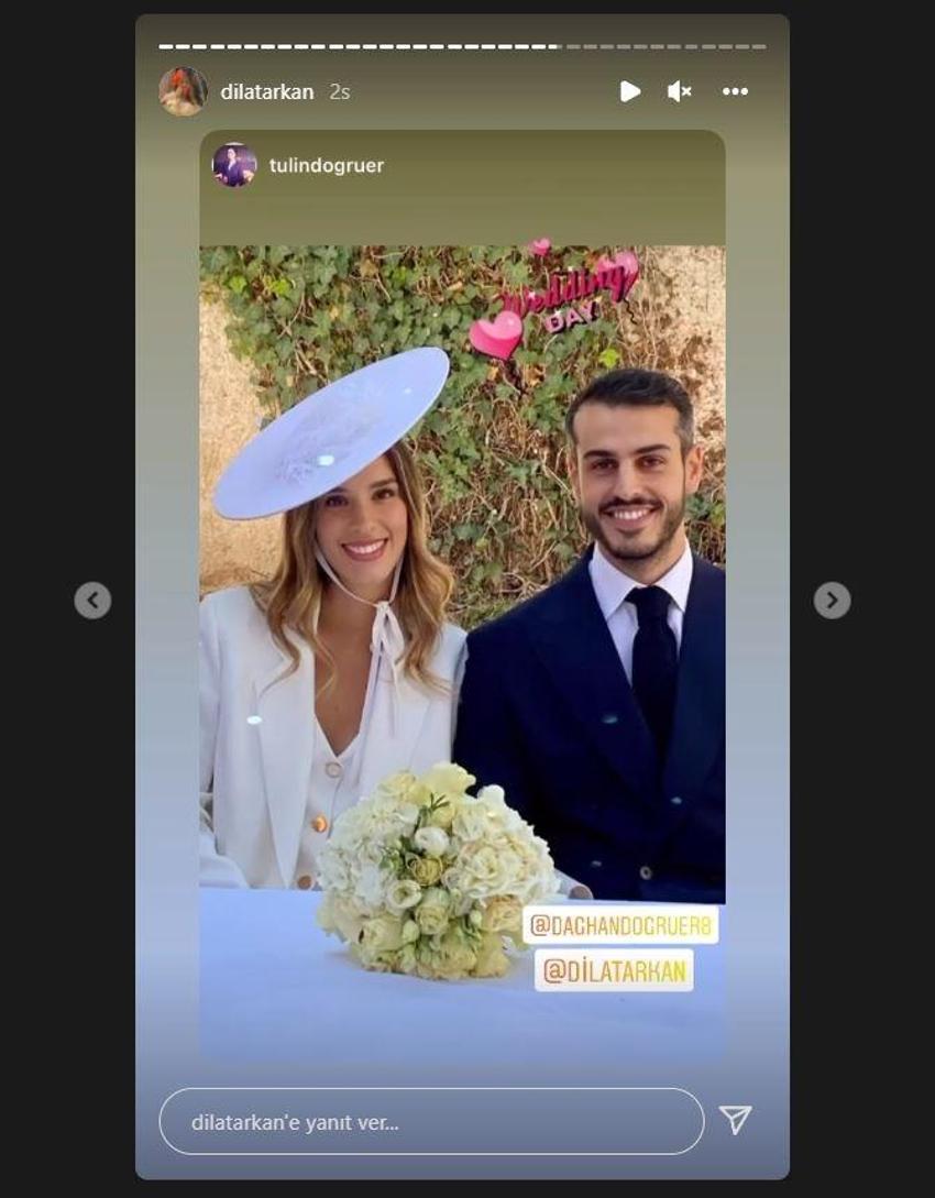 Dila Tarkan - Dağhan Doğruer çifti 'evet' dedi! İlk fotoğraflar...