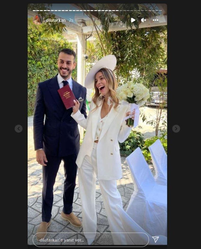 Dila Tarkan - Dağhan Doğruer çifti 'evet' dedi! İlk fotoğraflar...