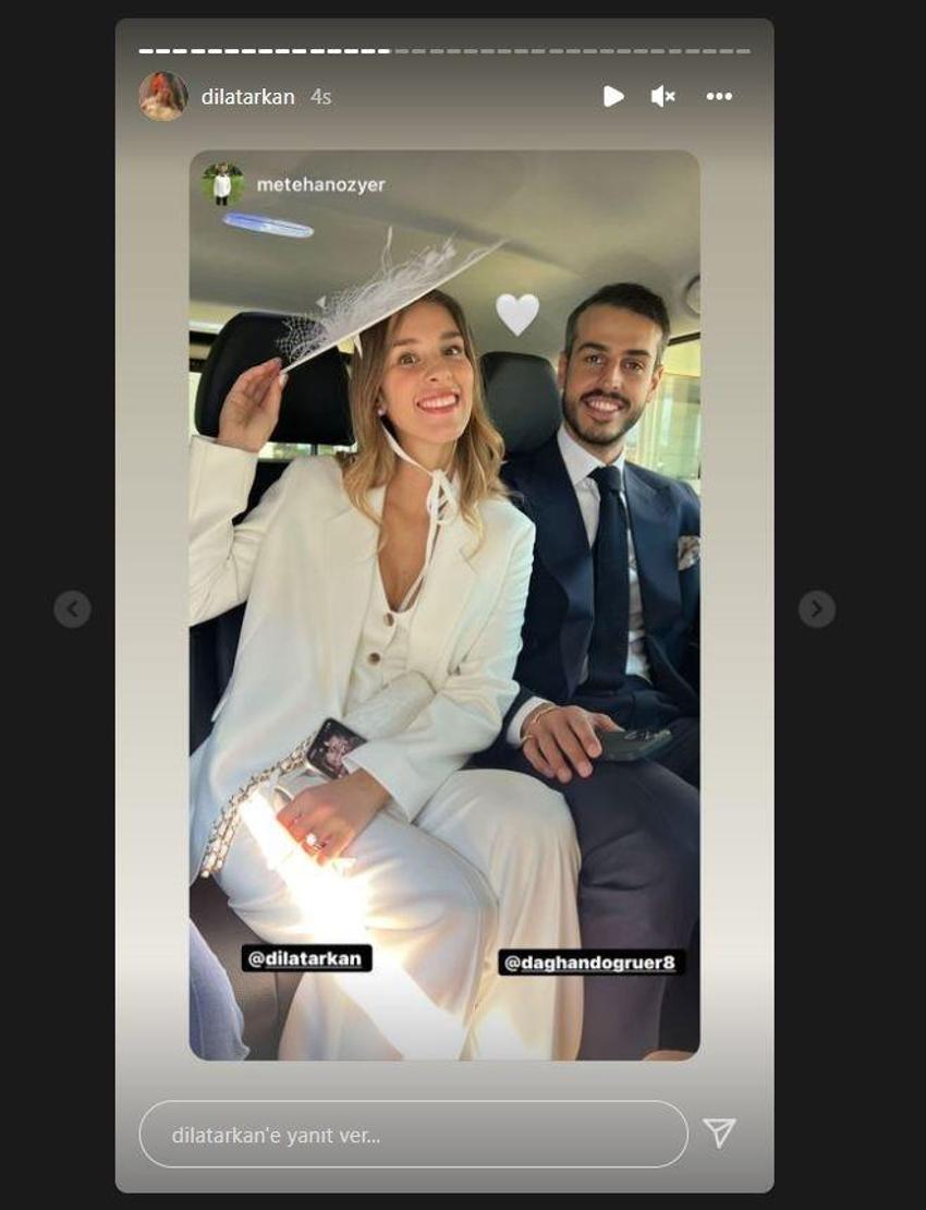 Dila Tarkan - Dağhan Doğruer çifti 'evet' dedi! İlk fotoğraflar...
