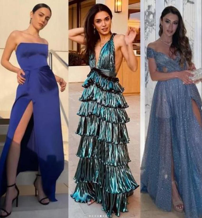 Dila Tarkan'ın düğününe Şeyma Subaşı kıyafetiyle damga vurdu!  'Gelinden daha dikkat çekici'