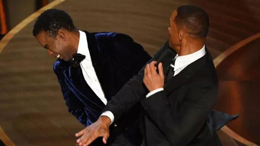 Oscar Ödülleri töreninde şoke eden anlar! Will Smith Chris Rock'ı sahnede tokatladı...