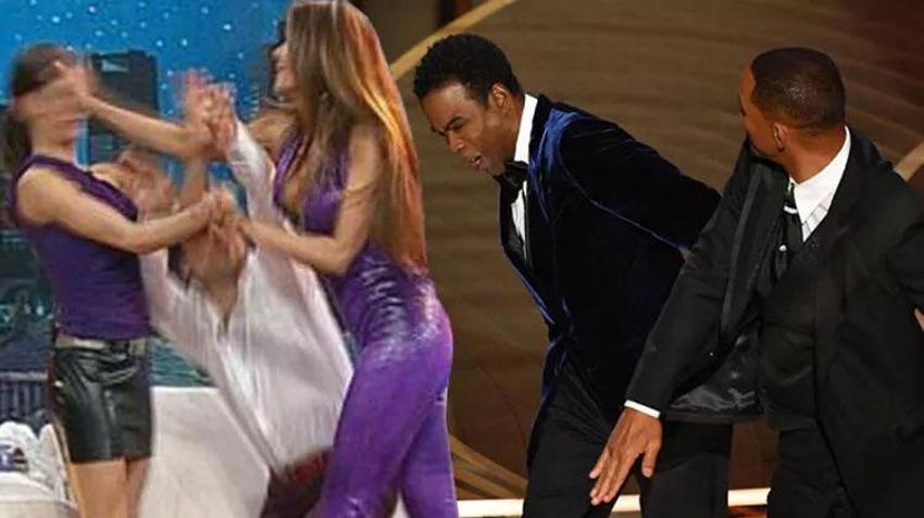 Skandallar canlı yayına damga vurdu! Will Smith'in Chirs Rock'a tokadı akıllara Sevda Demirel, Hande Ataizi, Tarkan ve Ata Demirer'i getirdi...
