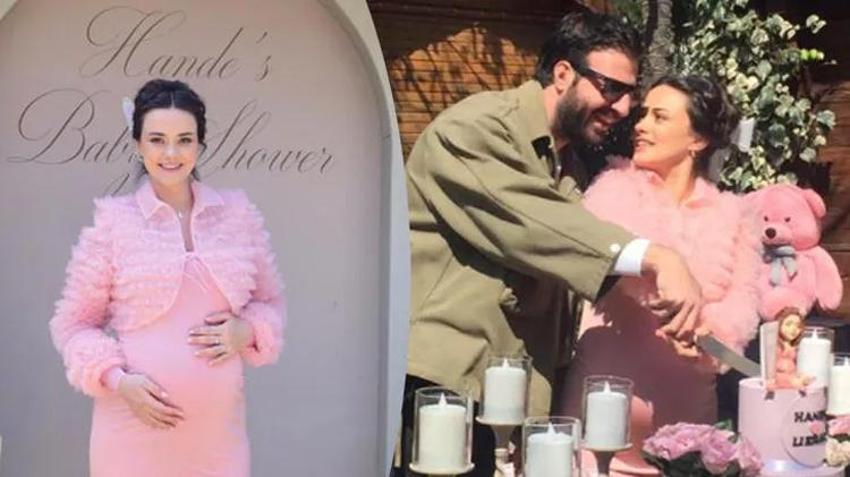 Hande Soral'dan eğlenceli baby shower partisi!