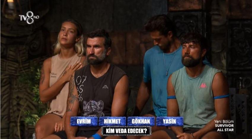 Survivor’da kim elendi, kim gitti? 30 Mart Survivor All Star elenen isim kim oldu? Evrim mi, Hikmet mi, Yasin mi, Gökhan mı? Acun Ilıcalı açıkladı